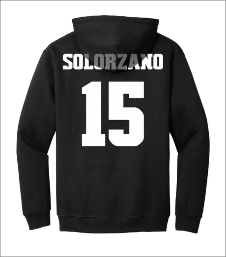 Steve Solorzano #15 Baseball Stitched Hoodie