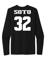 Saul Soto #32 Baseball Stitched Long Sleeve Tee