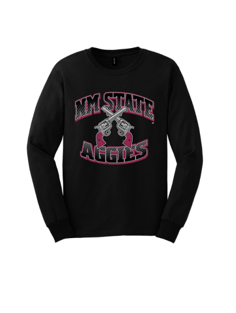 NM State Aggies Crossed Guns LS Tee