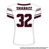 Siddeeq Shabazz #32 White Replica Jersey