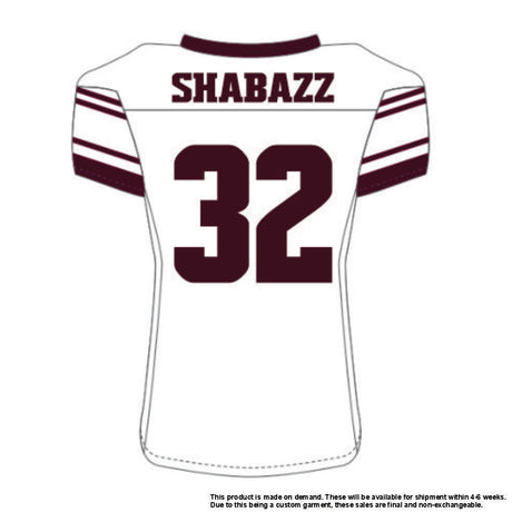 Siddeeq Shabazz #32 White Replica Jersey