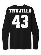 Gene Trujillo #43 Baseball Stitched Long Sleeve Tee