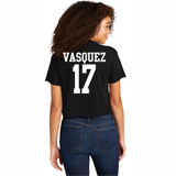 Jazlyn Vasquez #17 NIL Retro Crop Tee