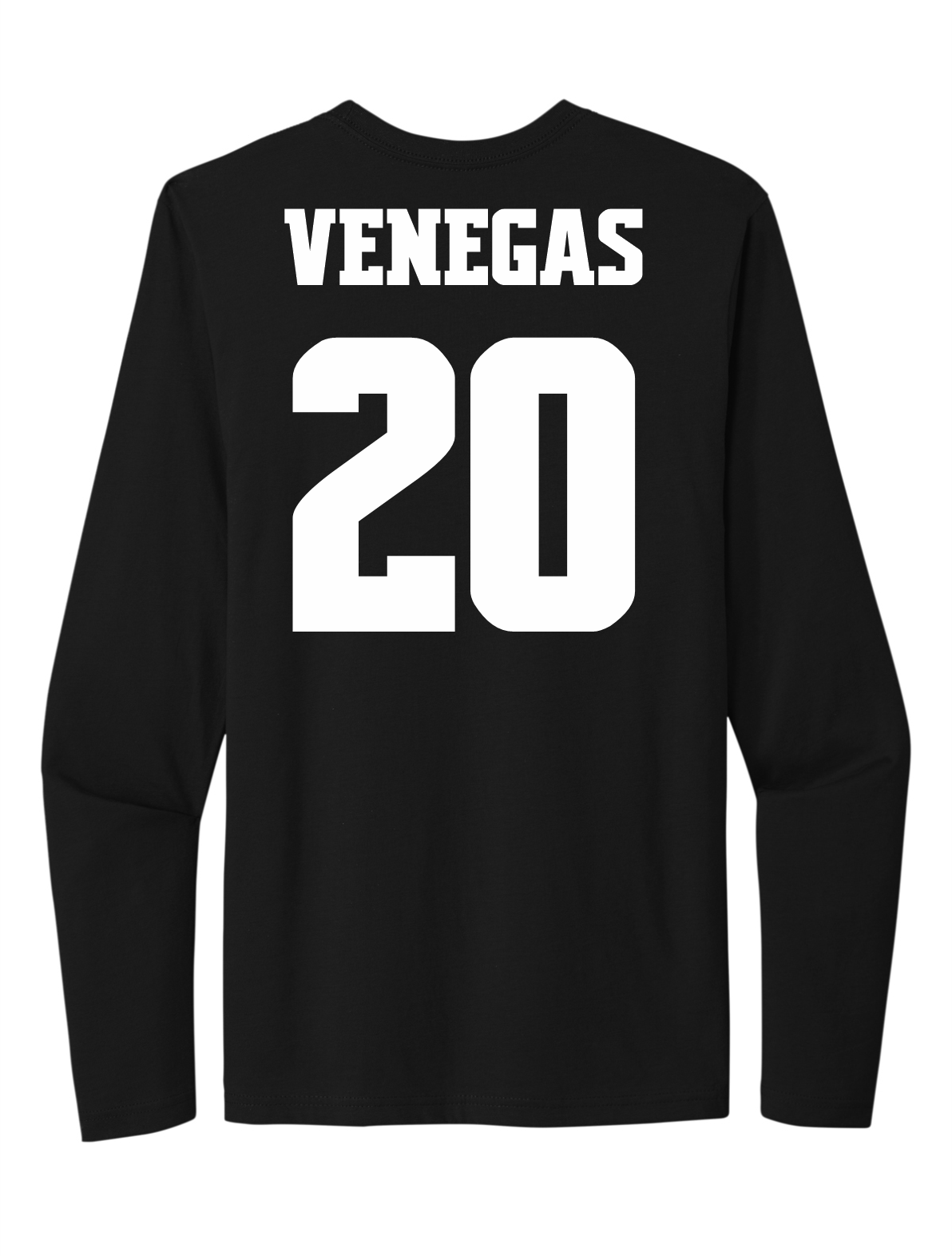 Xophia Venegas #20 Softball Stitched Long Sleeve Tee