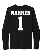 Imani Warren #1 Women's Basketball NM State Long Sleeve Tee