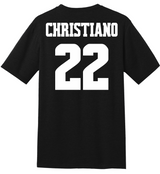 Emma Christiano #22 NM State Ladies' Basketball Stitched Tee