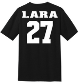 Lucia Lara #27 NM State Ladies' Basketball Stitched Tee