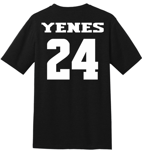 Lucia Yenes #24 NM State Ladies' Basketball Stitched Tee