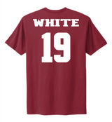 Jabril White #19 Football NM State Tee