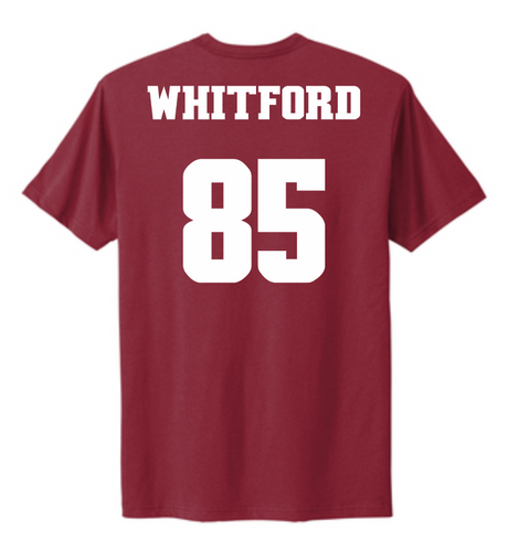 Thomaz Whitford #85 Football NM State Tee