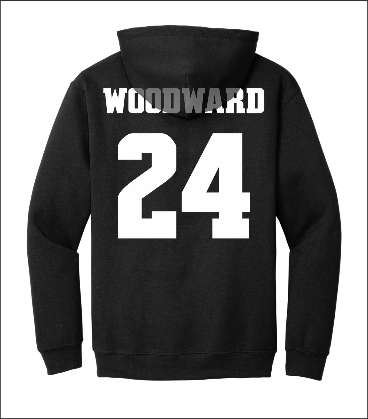 Mike Woodward #24 Baseball Stitched Hoodie