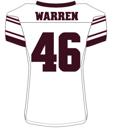 Demetrius Warren Jr. #46 White Replica Jersey