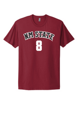 DeAvion Wilson #4 Women's Basketball NM State Tee