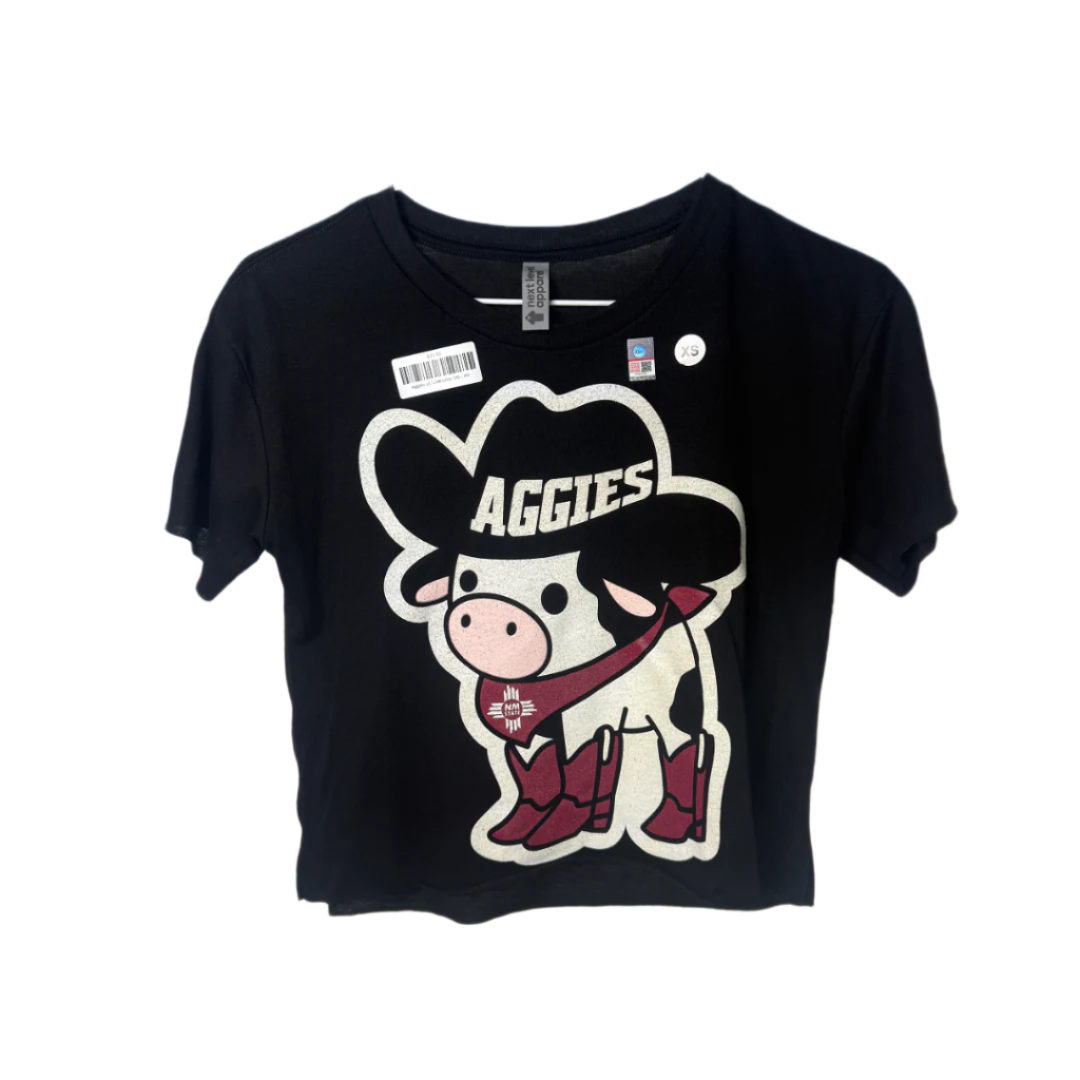 Aggies Lil' Cow Crop Top