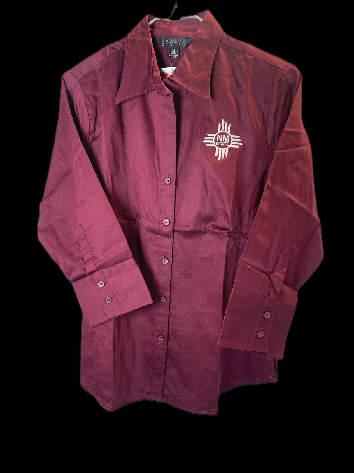 NM State Zia Women's Button up Collared Shirt