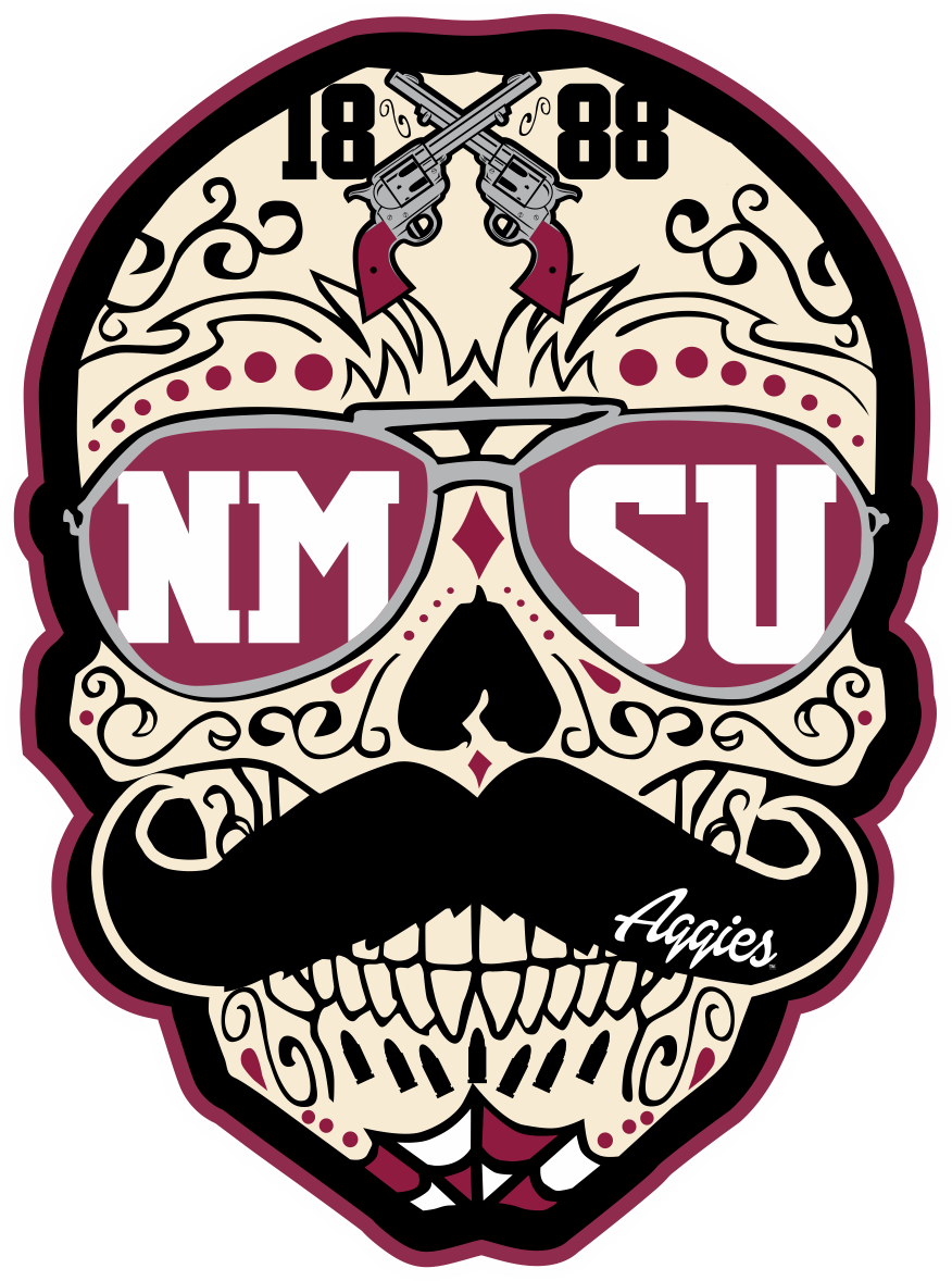 NMSU Sugar Skull Decal