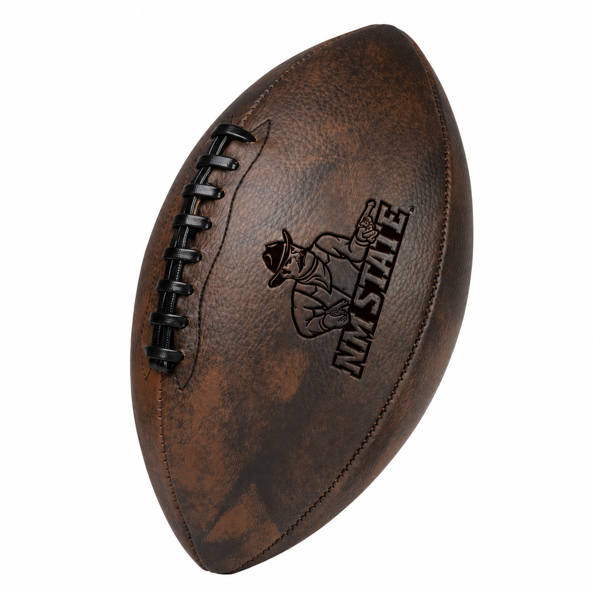 NM State Mini Leather Football
