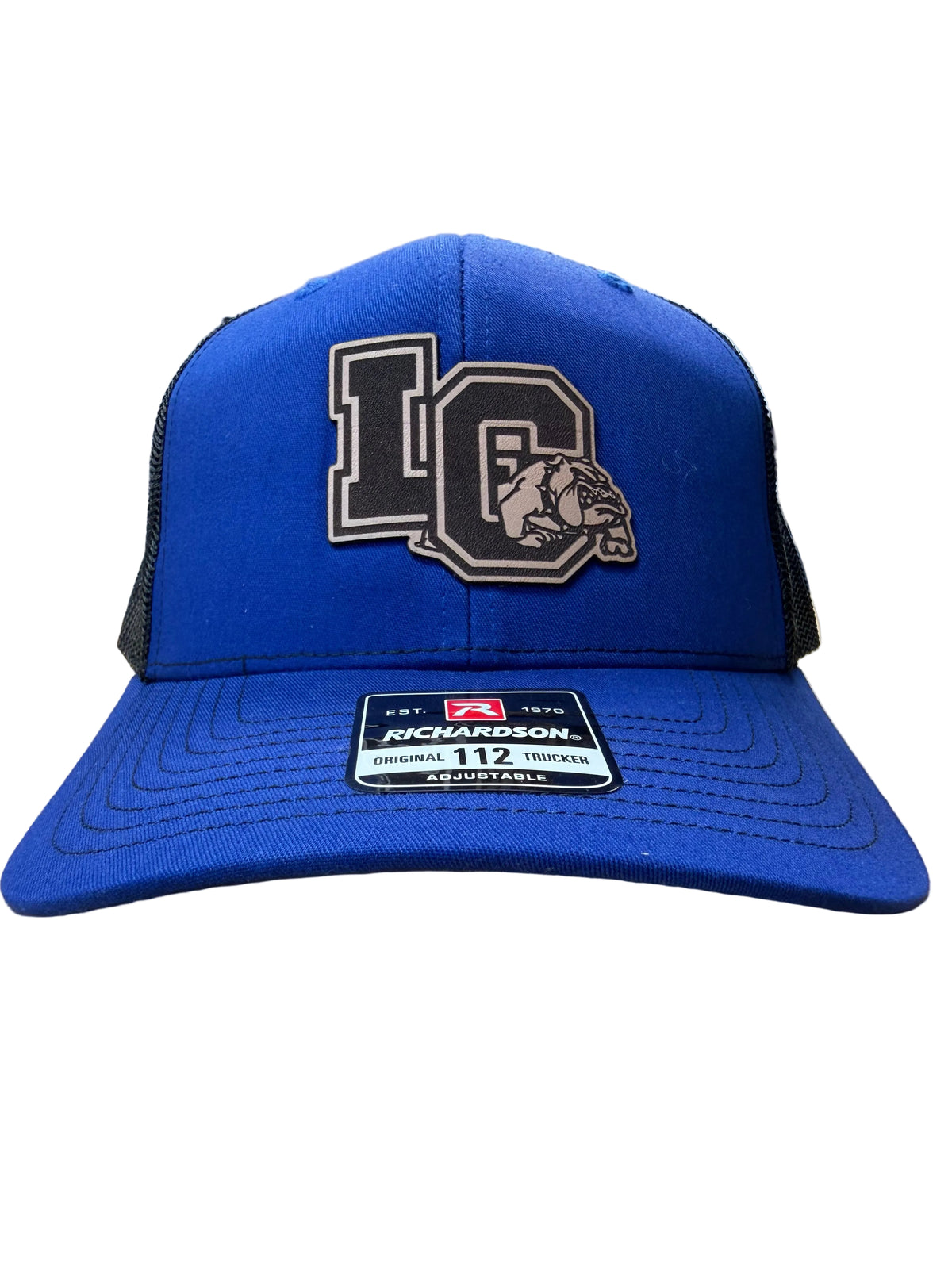 LCHS Leather Patch Trucker