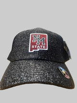NM STATE GLITTER PONYTAIL CAP