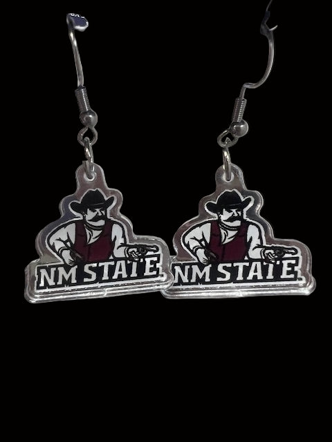 NM State Pistol Pete Earrings