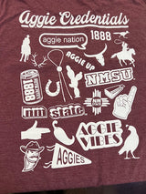 NMSU Aggie Credentials Tee