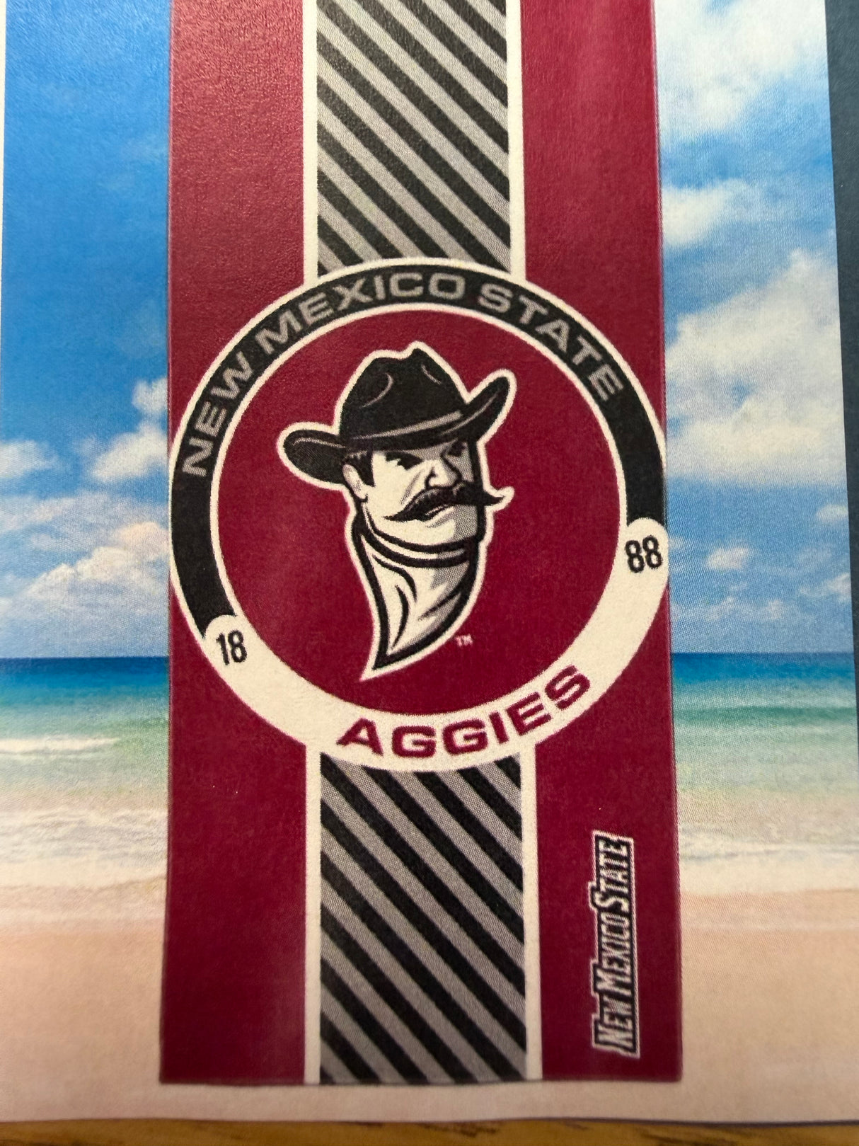 New Mexico State Aggies 1888 Beach Towel
