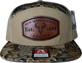 New Mexico State Elk Head Leather Patch