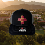 Leather Patch Zia Trucker Cap