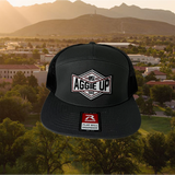 NM State Aggie Up 7 Panel Trucker