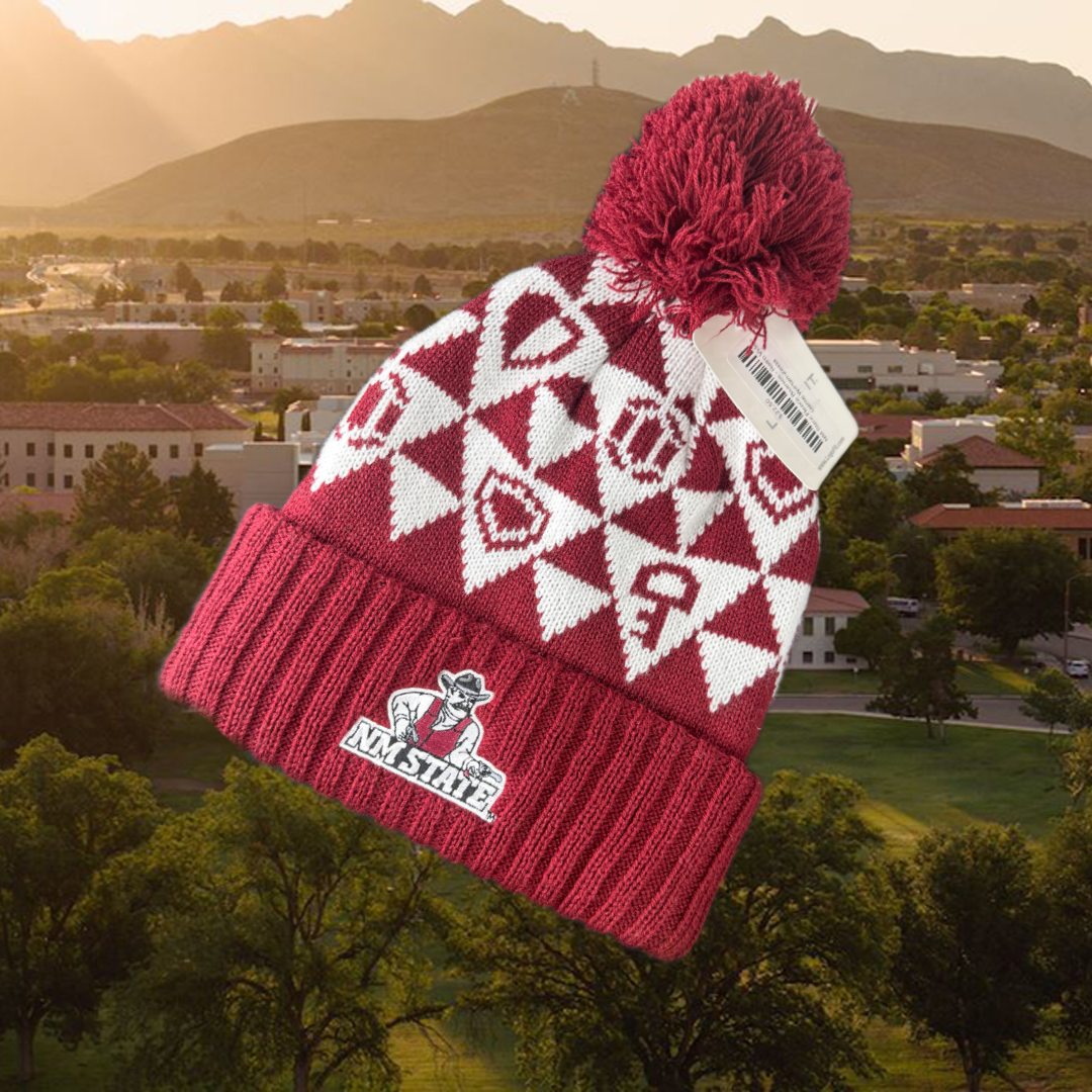 NM State Fleece Beanies