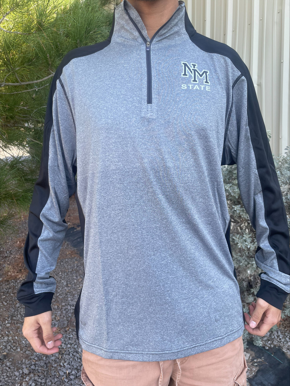 NM State 1/4 Zip Warmup Pullover
