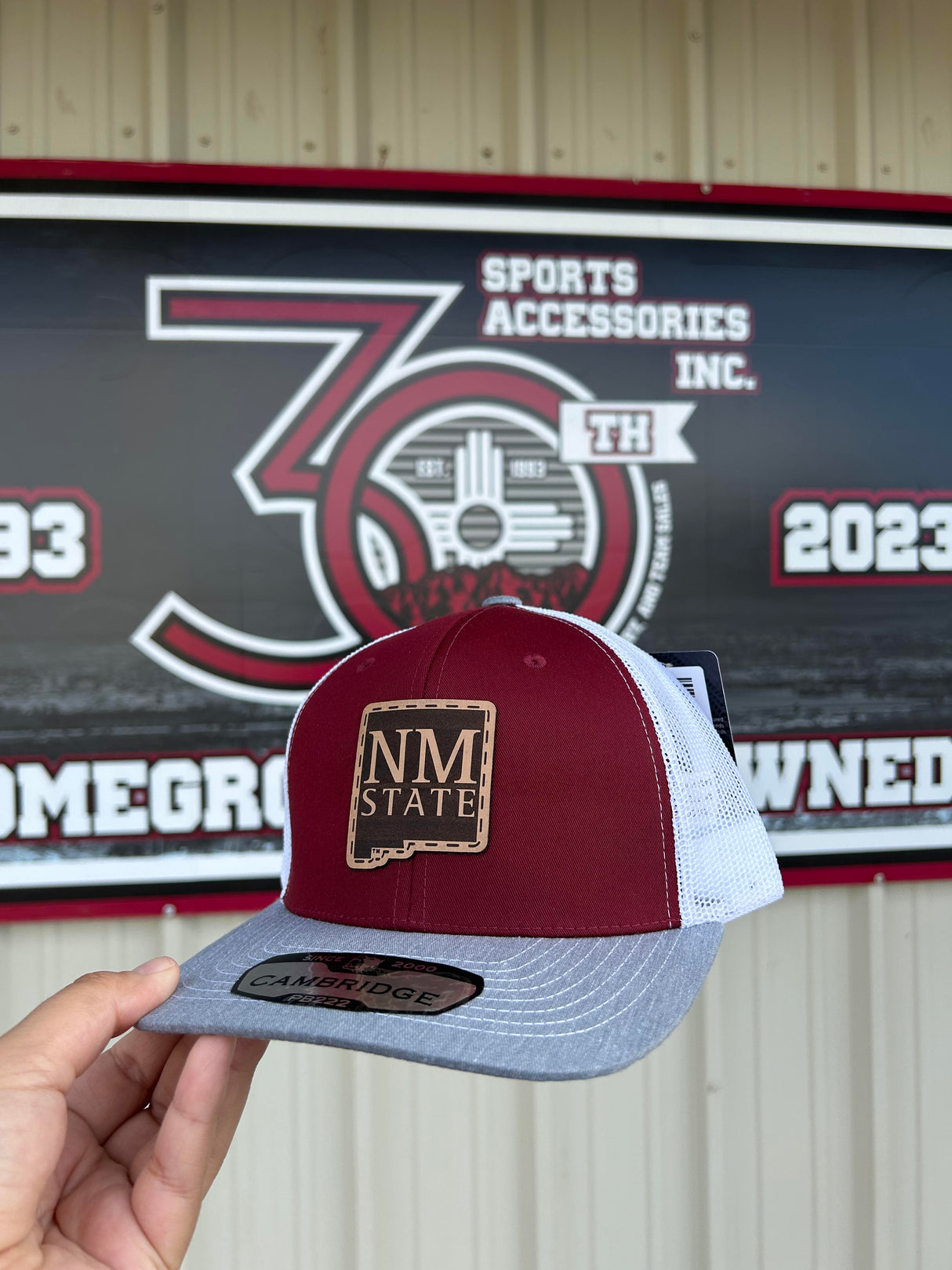 NM State Stacked Cambridge Cap