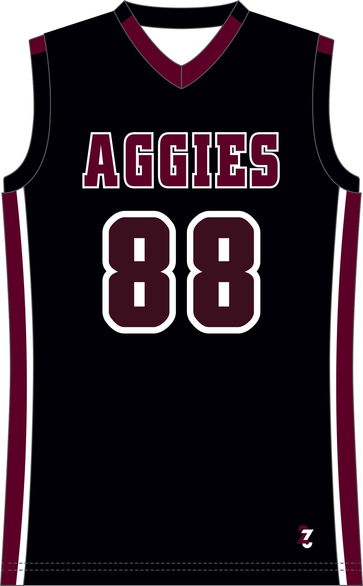 Aggies Basketball #88 Replica Jersey