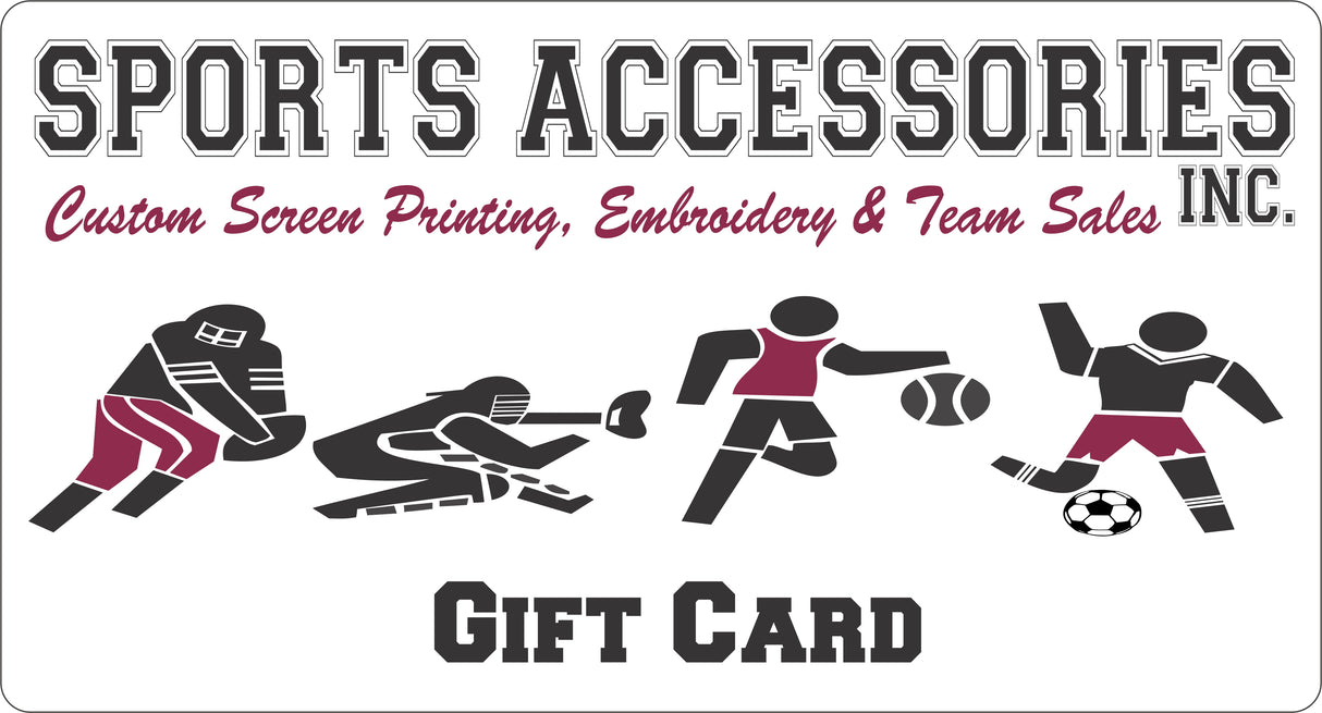 Sports Accessories Inc Gift Card