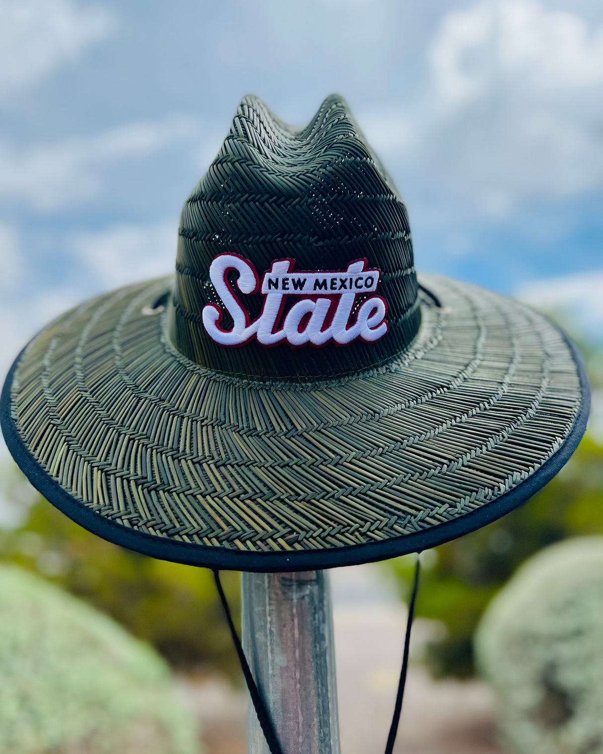 3D State Aggies Waterman Lined Straw Hat