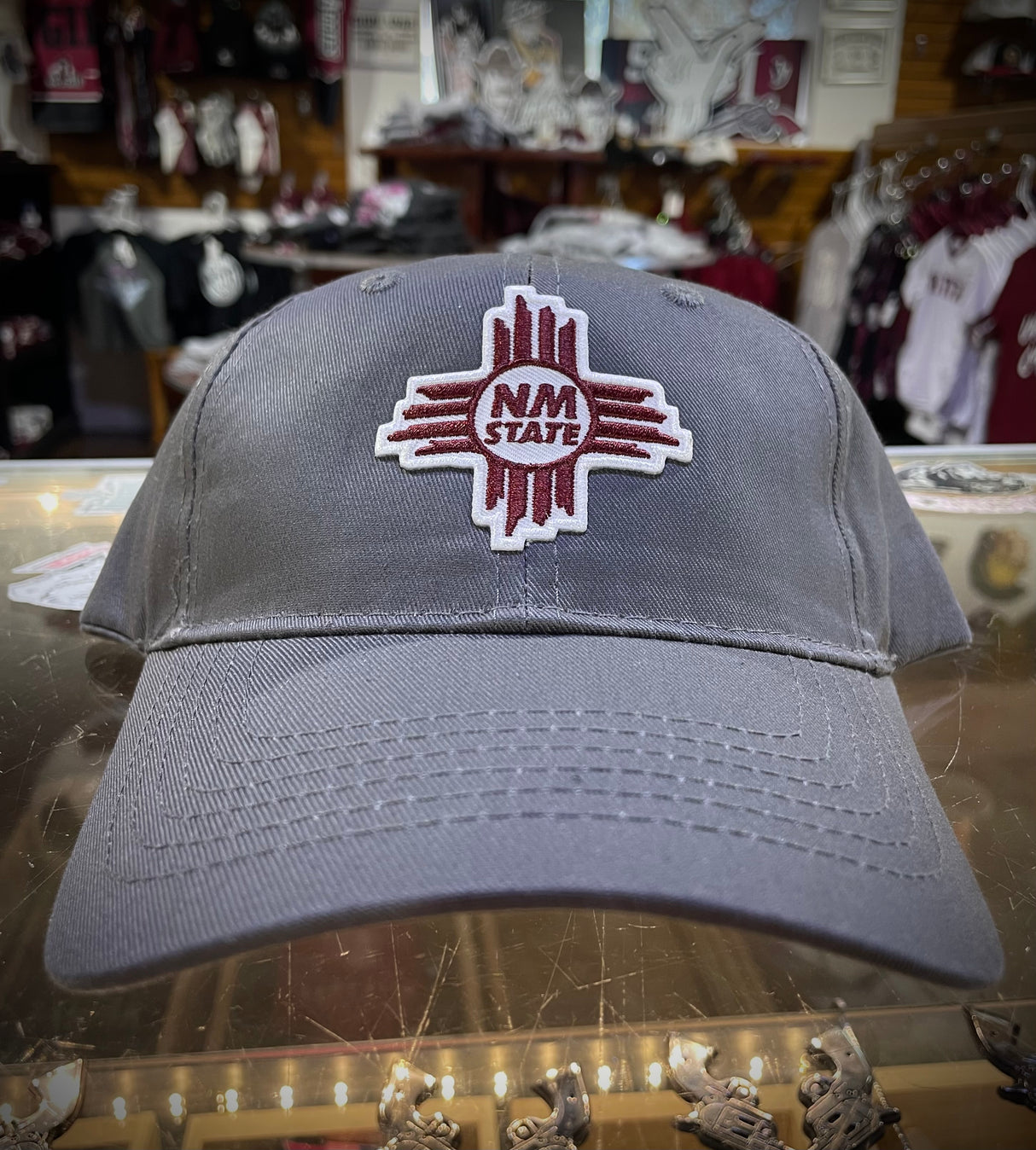 NM State Zia Patch Youth Cap