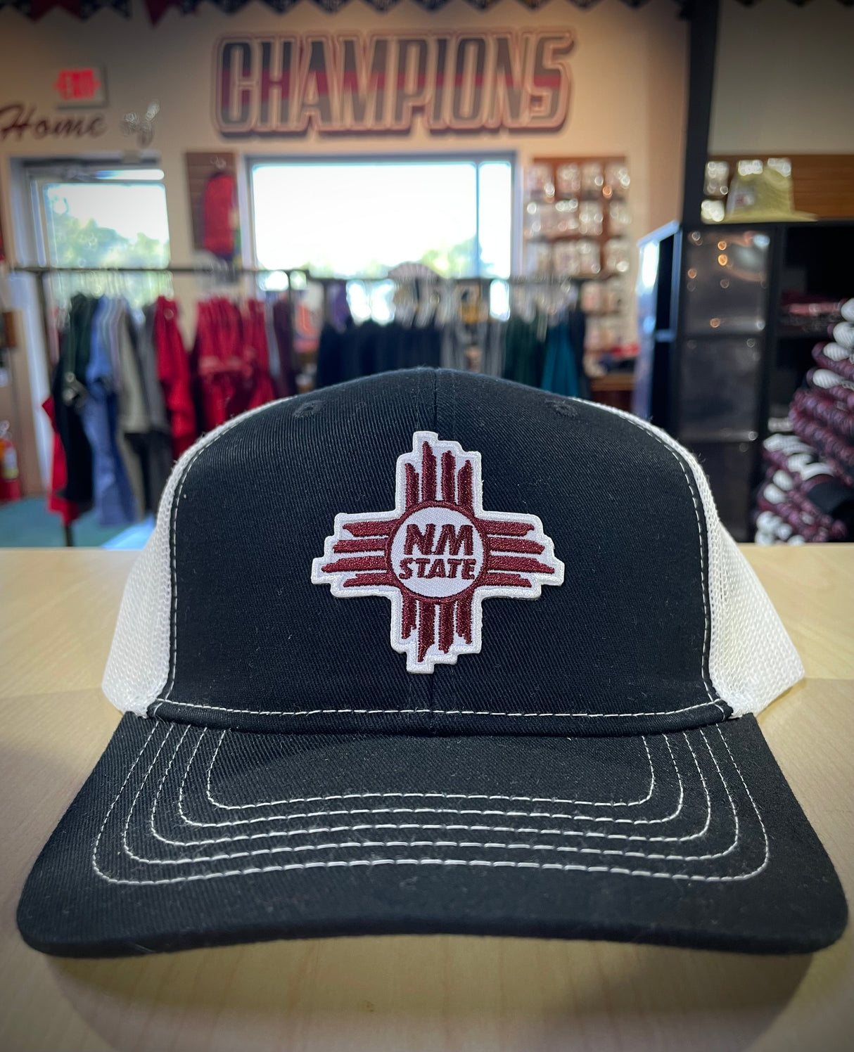 NM State Zia Patch Trucker Youth Hat