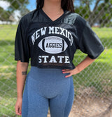 NM State Football Cropped Jersey