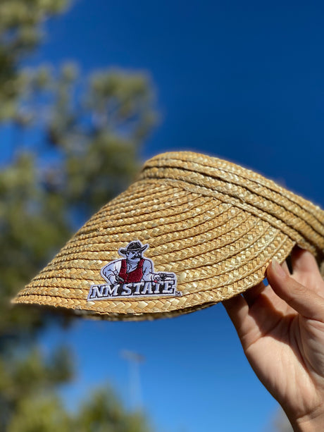 NM STATE Betty Straw Clip Visor