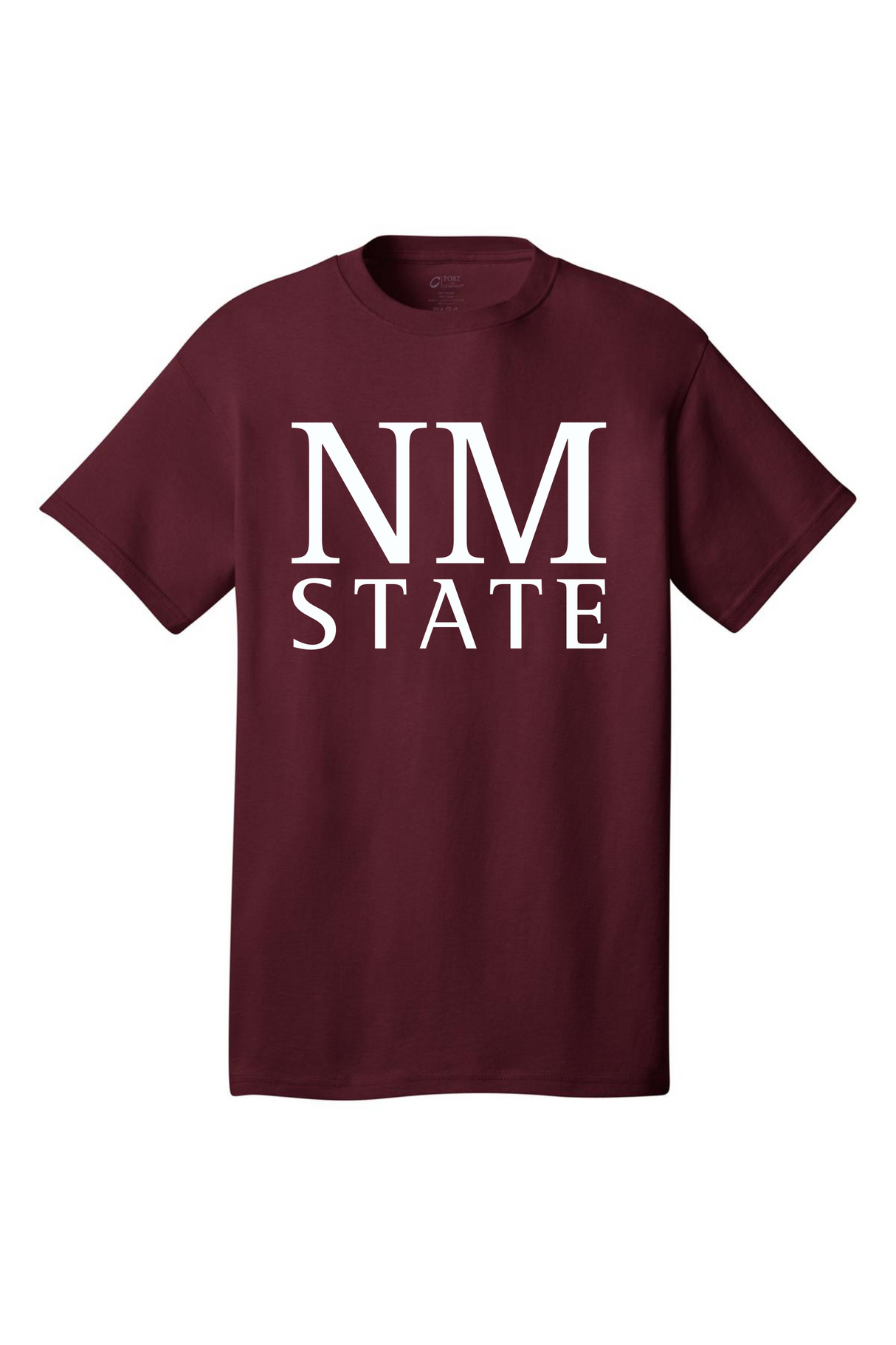 NM State Stacked Cotton Tee