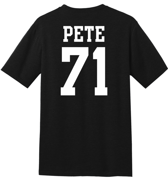 Pete #71 Football Tee