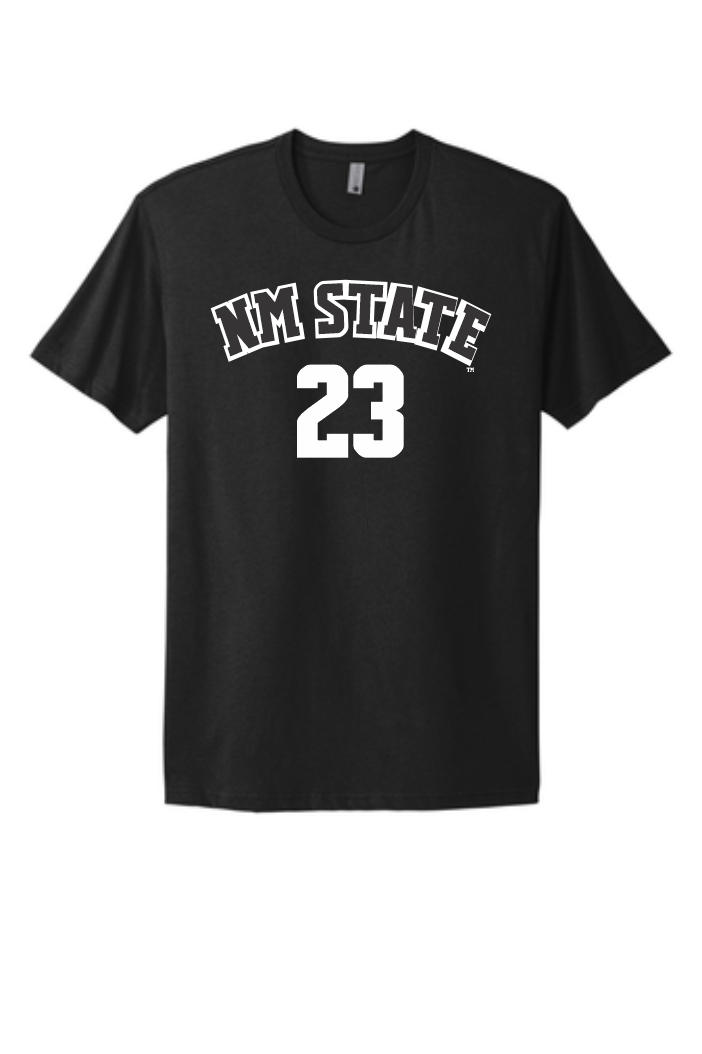 Peterson #23 Women's Basketball NM State Tee
