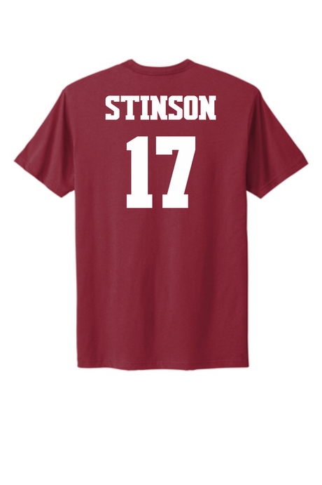 Justin Stinson #17 Football NM State Tee