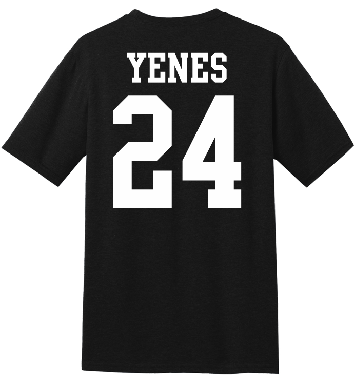 Yenes #24 Women's Basketball Tee