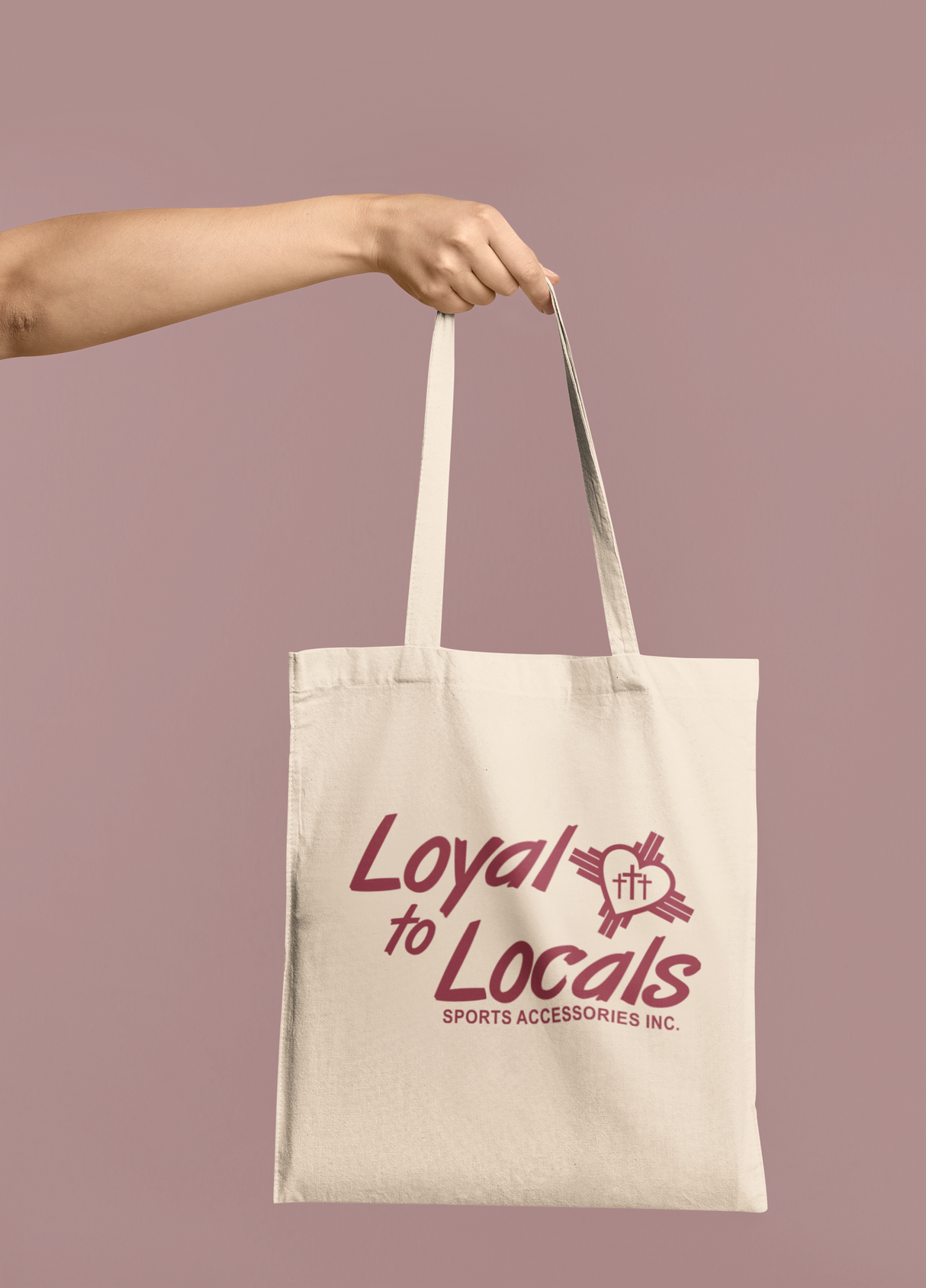 Loyal to Locals Canvas Tote Bag