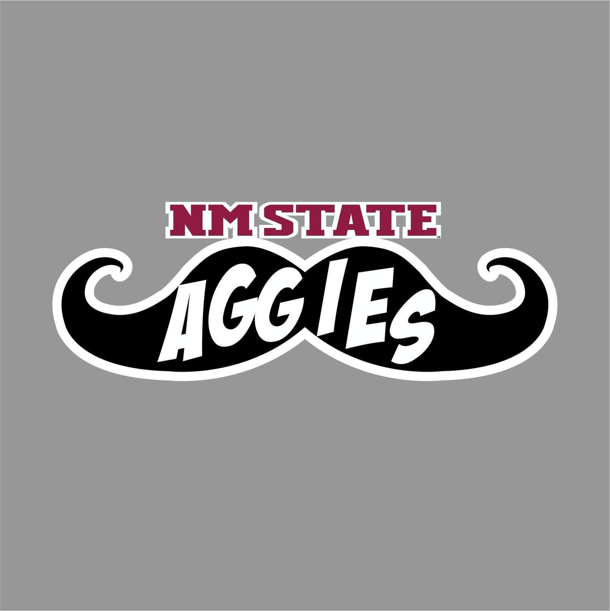 NM State Aggies 'Stache Decal
