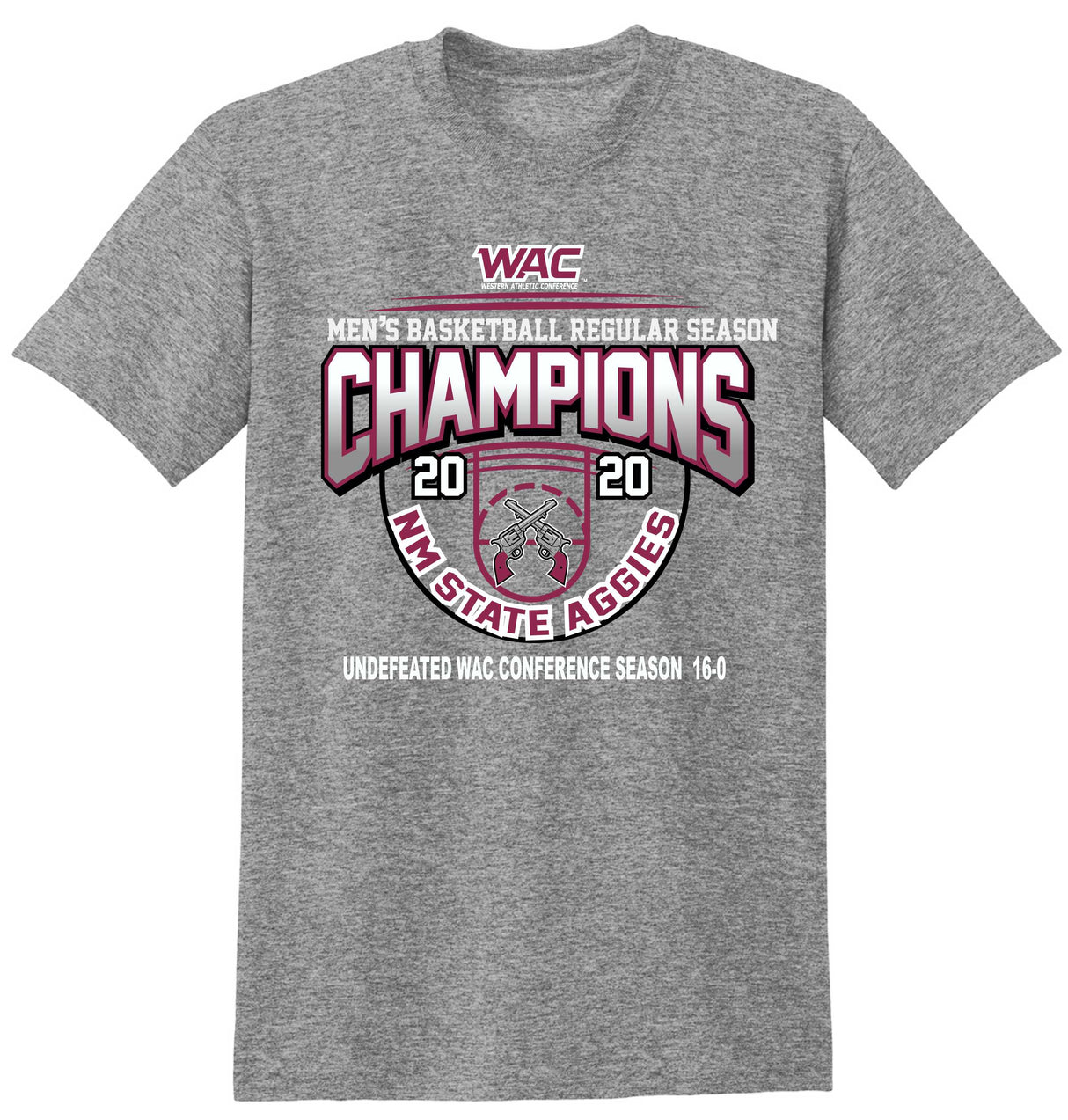 NMSU Undefeated WAC Championship Dry Blend T-Shirt